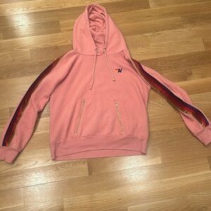 AVIATOR NATION classic hoodie with velvet arm stripes